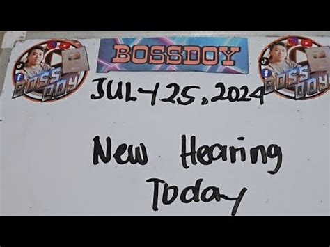 master swertres hearing today live youtube|SWERTRES HEARING TODAY JULY 5,2024 BOSSDOY.